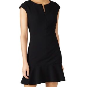 Club Monaco black flared dress